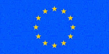 An illustration of the EU flag