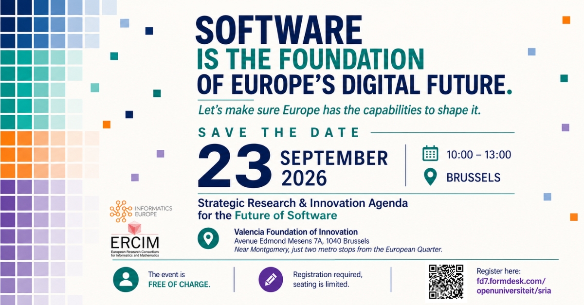 Launch of the Strategic Research and Innovation Agenda for the Future of Software