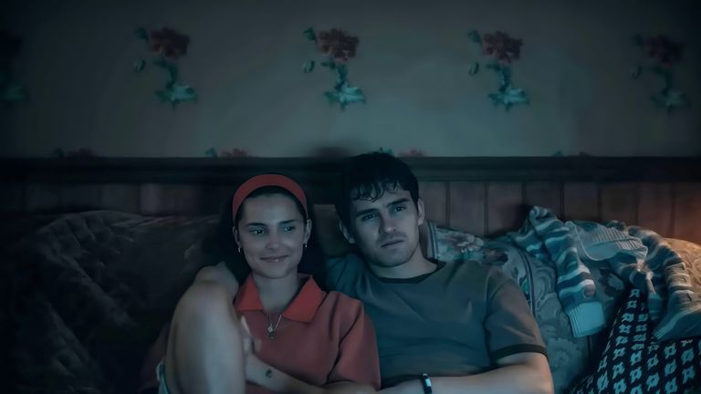 OBSESSION from left Inde Navarrette Michael Johnston 2025. © Focus Features Courtesy Everett Collection
